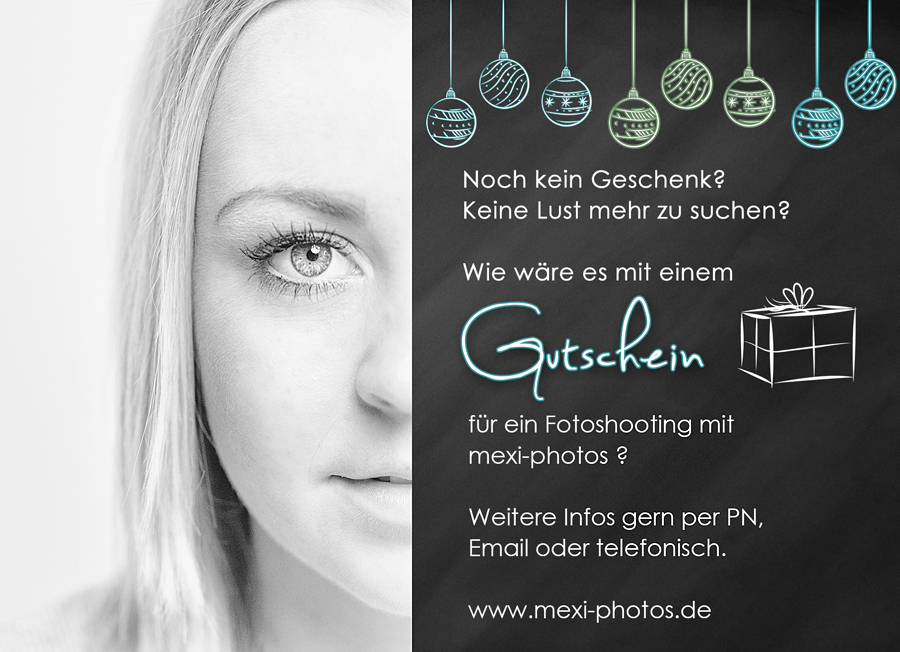 Fotogutschein als Weihnachtsgeschenk