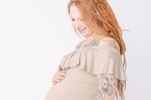 Babybauch-Fotoshooting Studio Gütersloh