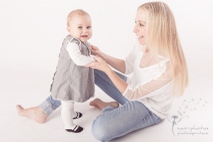 Babyshooting mit Mutter 10 Monate Gütersloh