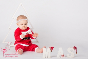 Baby-Weihnachts-Fotoshooting in Gütersloh - mexi-photos