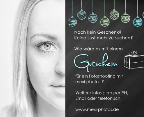 Fotogutschein als Weihnachtsgeschenk